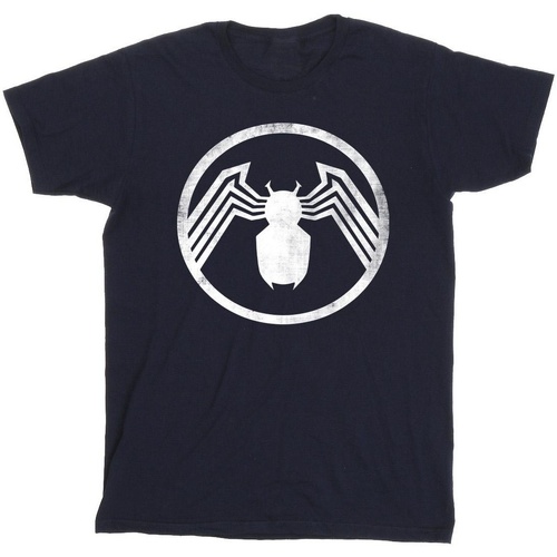Abbigliamento Uomo T-shirts a maniche lunghe Marvel Venom Logo Emblem Blu