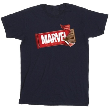 Abbigliamento Uomo T-shirts a maniche lunghe Avengers, The (Marvel) Marvel Chocolate Blu