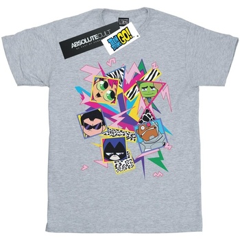 Abbigliamento Bambino T-shirt maniche corte Dc Comics Teen Titans Go 80s Icons Grigio