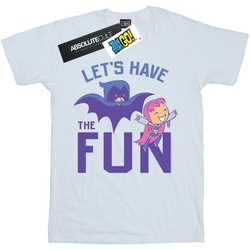 Abbigliamento Bambino T-shirt maniche corte Dc Comics Teen Titans Go Let's Have The Fun Bianco