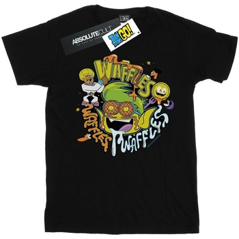 Abbigliamento Bambino T-shirt maniche corte Dc Comics Teen Titans Go Waffle Mania Nero
