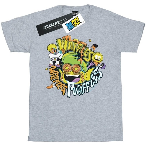 Abbigliamento Bambino T-shirt maniche corte Dc Comics Teen Titans Go Waffle Mania Grigio