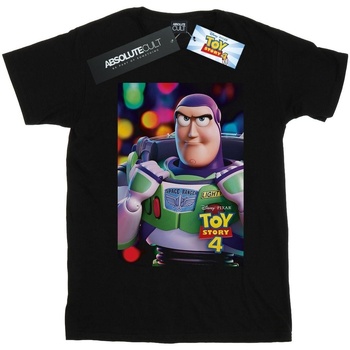Abbigliamento Bambino T-shirt maniche corte Disney Toy Story 4 Buzz Lightyear Poster Nero