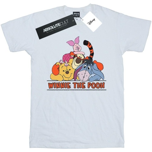 Abbigliamento Bambino T-shirt maniche corte Disney Winnie The Pooh Group Bianco