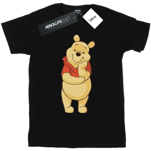 Abbigliamento Bambino T-shirt maniche corte Disney Winnie The Pooh Cute Nero