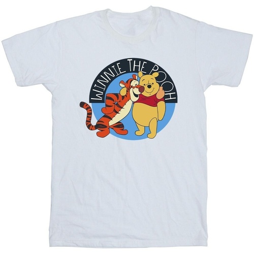 Abbigliamento Bambino T-shirt maniche corte Disney Winnie The Pooh With Tigger Bianco