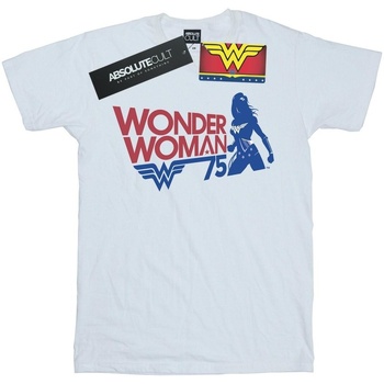 Abbigliamento Bambino T-shirt maniche corte Dc Comics Wonder Woman Seventy Five Bianco
