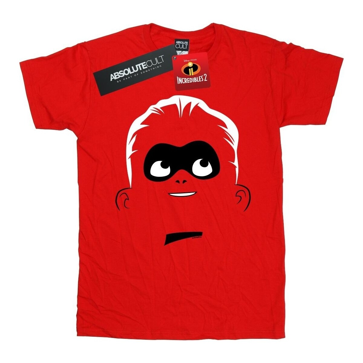 Abbigliamento Uomo T-shirts a maniche lunghe Disney Incredibles 2 Dash Face Rosso