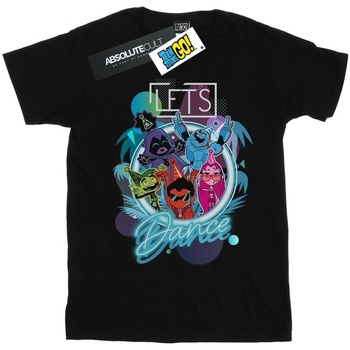 Abbigliamento Donna T-shirts a maniche lunghe Dc Comics Teen Titans Go Let's Dance Nero