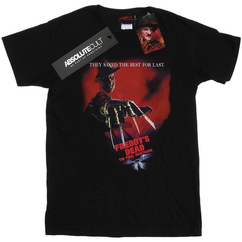Abbigliamento Uomo T-shirts a maniche lunghe A Nightmare On Elm Street Freddy's Dead Nero