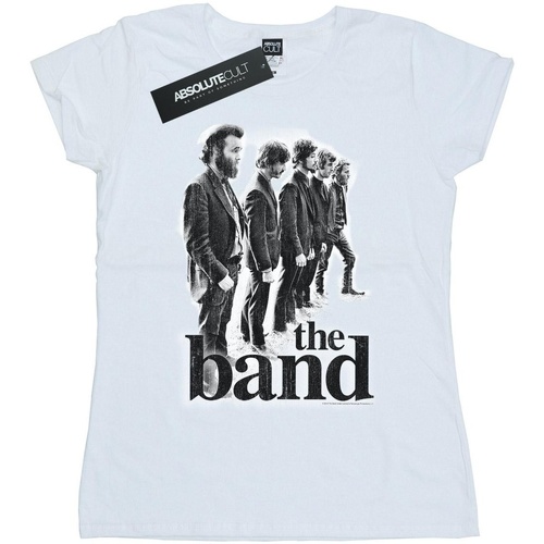 Abbigliamento Donna T-shirts a maniche lunghe The Band Line Up Bianco