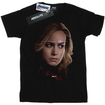Abbigliamento Bambino T-shirt maniche corte Marvel Avengers Endgame Avenge The Fallen Captain Nero