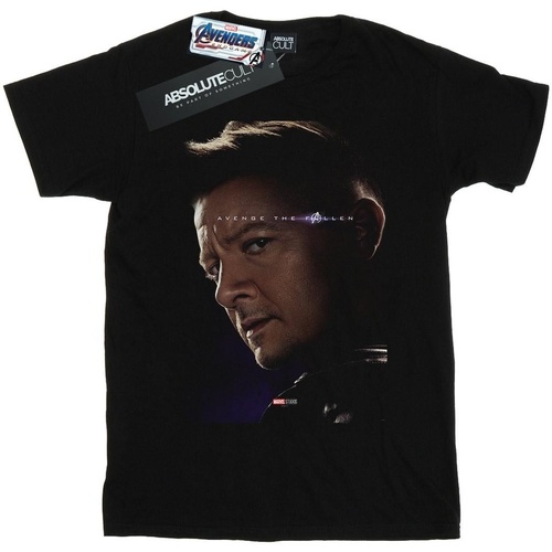 Abbigliamento Bambino T-shirt maniche corte Marvel Avengers Endgame Avenge The Fallen Hawkeye Nero
