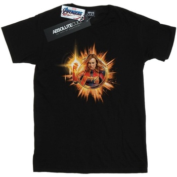 Abbigliamento Bambino T-shirt maniche corte Marvel Avengers Endgame Captain  Blast Nero