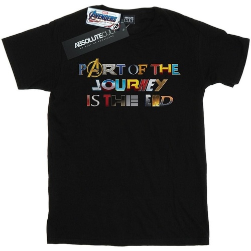 Abbigliamento Bambino T-shirt maniche corte Marvel Avengers Endgame Part Of The Journey Nero