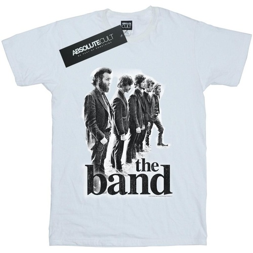 Abbigliamento Uomo T-shirts a maniche lunghe The Band Line Up Bianco