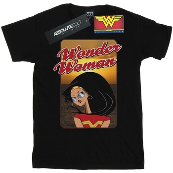 Abbigliamento Donna T-shirts a maniche lunghe Dc Comics BI51720 Nero