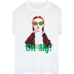 Abbigliamento Donna T-shirts a maniche lunghe The Wizard Of Oz Dorothy Oh My! Bianco