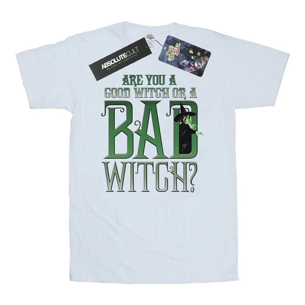 Abbigliamento Donna T-shirts a maniche lunghe The Wizard Of Oz Good Witch Bad Witch Bianco