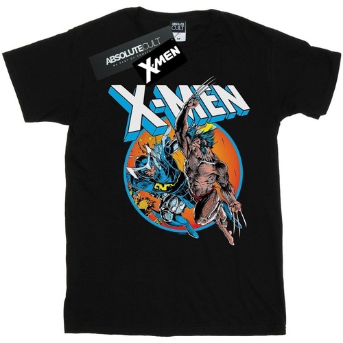 Abbigliamento Donna T-shirts a maniche lunghe Marvel X-Men Broken Chains Nero