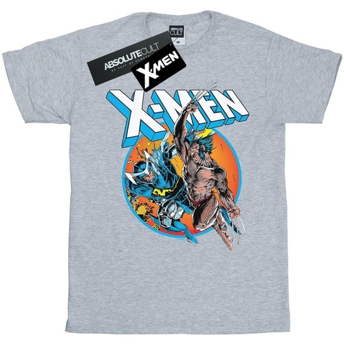 Abbigliamento Donna T-shirts a maniche lunghe Marvel X-Men Broken Chains Grigio