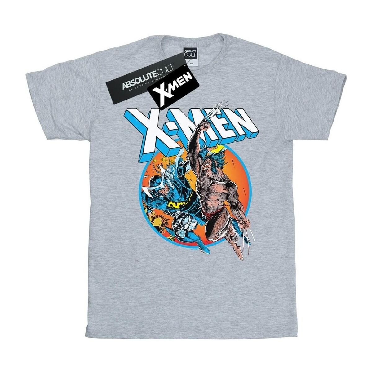 Abbigliamento Donna T-shirts a maniche lunghe Marvel X-Men Broken Chains Grigio