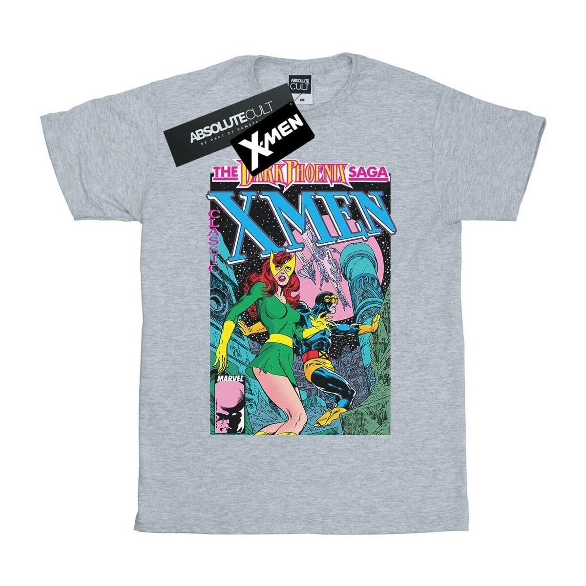 Abbigliamento Donna T-shirts a maniche lunghe Marvel X-Men The Dark Phoenix Saga Grigio