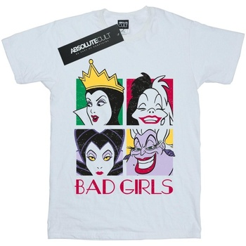 Abbigliamento Bambino T-shirt maniche corte Disney Villains Bad Girls Bianco