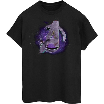 Image of T-shirts a maniche lunghe Marvel Avengers Endgame Space Logo