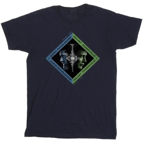Abbigliamento Bambino T-shirt & Polo Fantastic Beasts: The Secrets Of Dumbledore Vs Grindelwald Diamond Blu