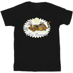 Abbigliamento Uomo T-shirts a maniche lunghe Scooby Doo Big Bunny Nero