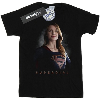 Abbigliamento Uomo T-shirts a maniche lunghe Dc Comics Supergirl TV Series Kara Pose Nero