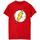 Abbigliamento Donna T-shirts a maniche lunghe Dc Comics The Flash Distressed Logo Rosso