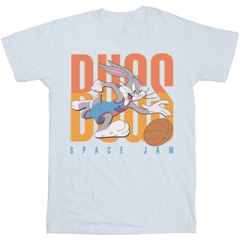 Abbigliamento Uomo T-shirts a maniche lunghe Space Jam: A New Legacy Balling Bugs Bianco