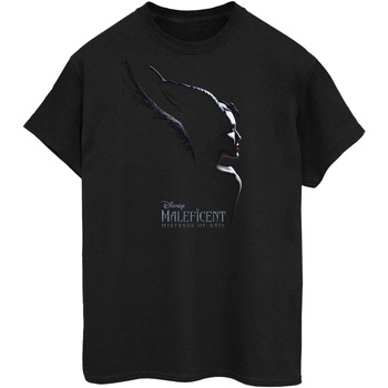 Abbigliamento Donna T-shirts a maniche lunghe Disney Maleficent Mistress Of Evil Poster Nero