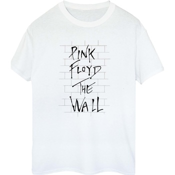 Abbigliamento Donna T-shirts a maniche lunghe Pink Floyd The Wall Bianco