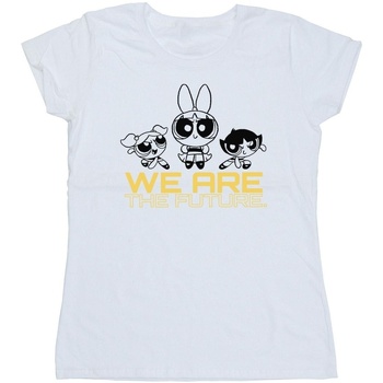 Abbigliamento Donna T-shirts a maniche lunghe The Powerpuff Girls BI51884 Bianco