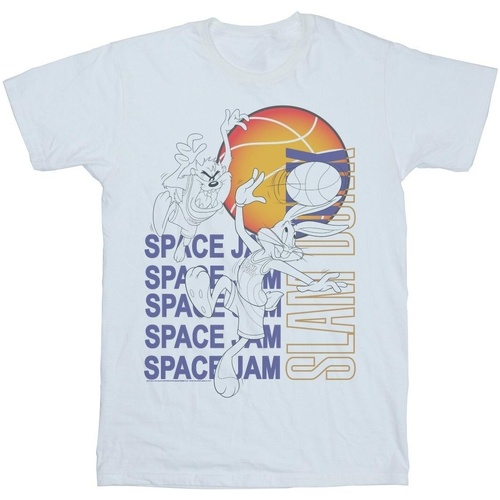 Abbigliamento Uomo T-shirts a maniche lunghe Space Jam: A New Legacy Slam Dunk Alt Bianco