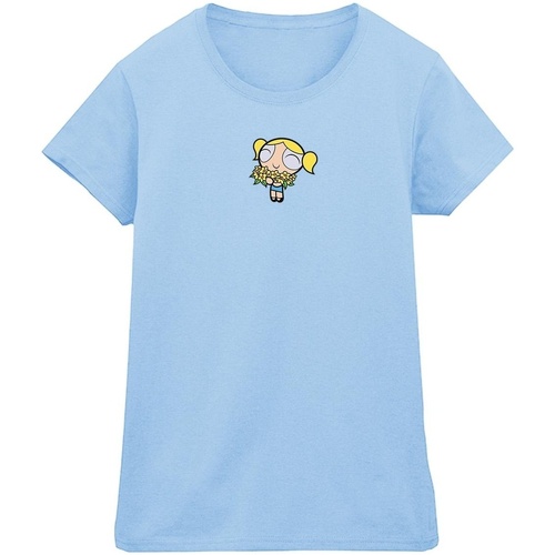 Abbigliamento Donna T-shirts a maniche lunghe The Powerpuff Girls BI51888 Blu