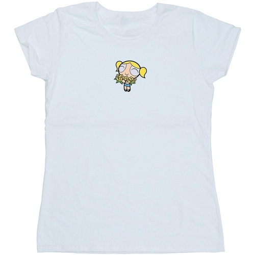 Abbigliamento Donna T-shirts a maniche lunghe The Powerpuff Girls BI51888 Bianco