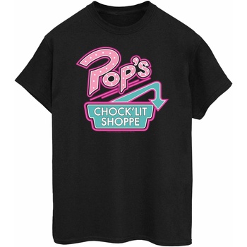 Abbigliamento Donna T-shirts a maniche lunghe Riverdale Pop's Chock'lit Shoppe Nero