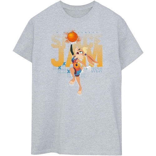 Abbigliamento Donna T-shirts a maniche lunghe Space Jam: A New Legacy Lola Basketball Fade Grigio