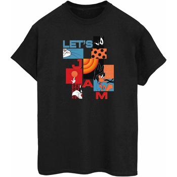 Abbigliamento Donna T-shirts a maniche lunghe Space Jam: A New Legacy Jam Boxes Alt Nero