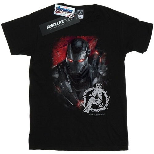 Abbigliamento Donna T-shirts a maniche lunghe Marvel Avengers Endgame War Machine Brushed Nero