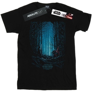 Abbigliamento Uomo T-shirts a maniche lunghe Star Wars: The Force Awakens BI51939 Nero