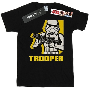 Abbigliamento Uomo T-shirts a maniche lunghe Disney Rebels Trooper Nero