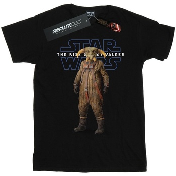 Abbigliamento Uomo T-shirts a maniche lunghe Disney The Rise Of Skywalker Boolio Nero
