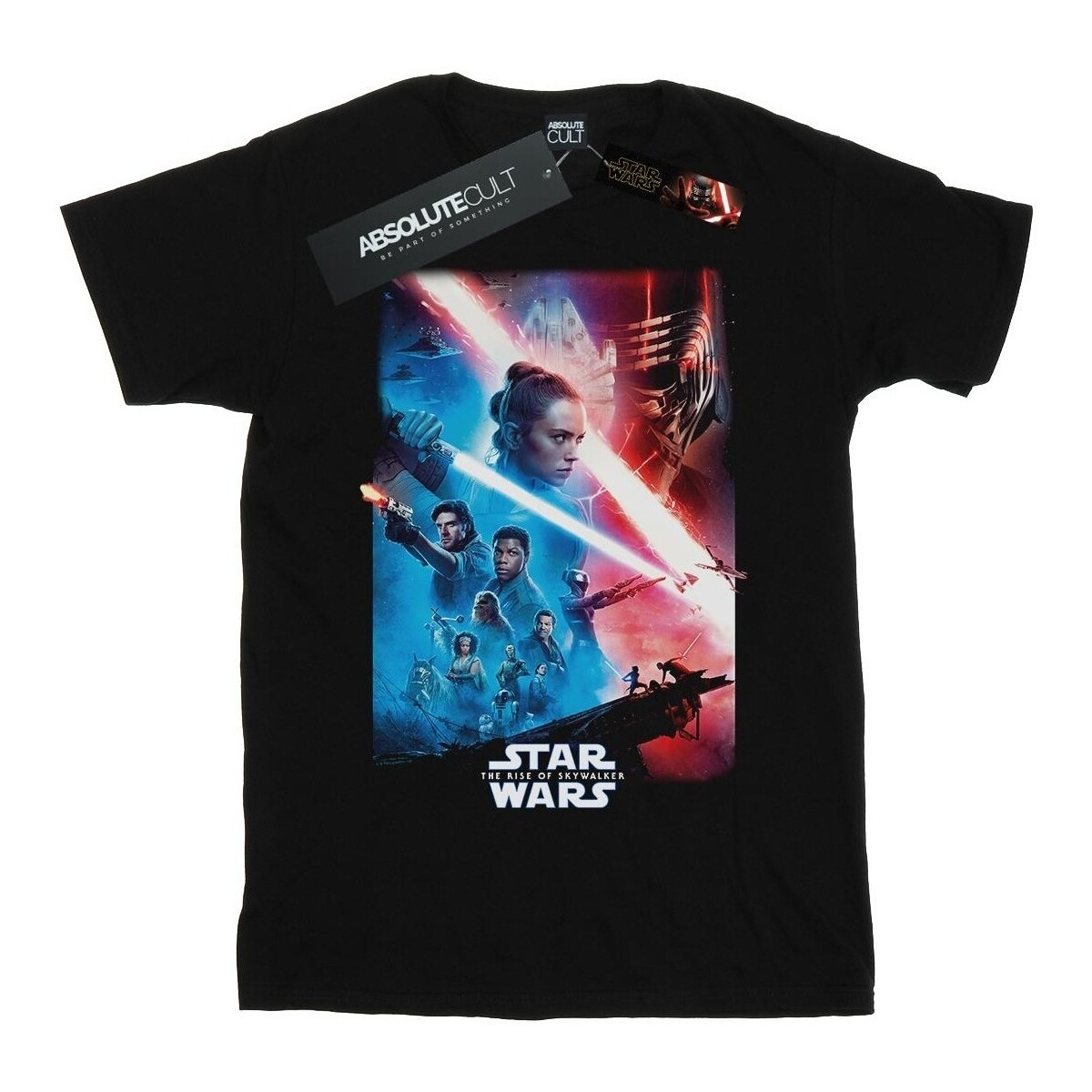 Abbigliamento Uomo T-shirts a maniche lunghe Disney The Rise Of Skywalker Theatrical Poster Nero