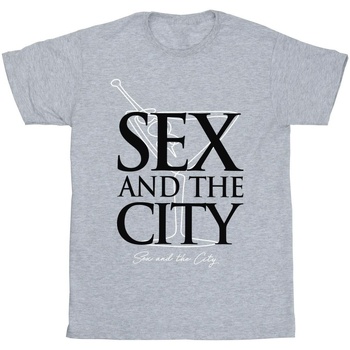 Abbigliamento Uomo T-shirts a maniche lunghe Sex And The City Martini Logo Grigio