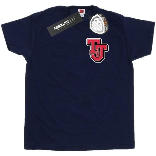Abbigliamento Uomo T-shirts a maniche lunghe Dessins Animés Collegiate Logo Blu